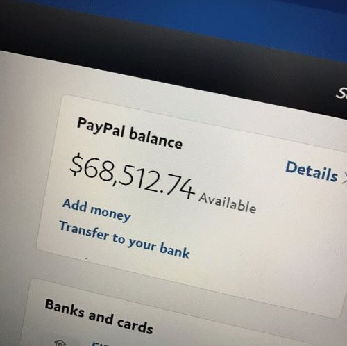 Paypal logs account usa +$1000
