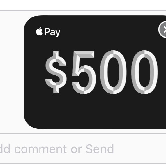 Apple Pay Transfer $500